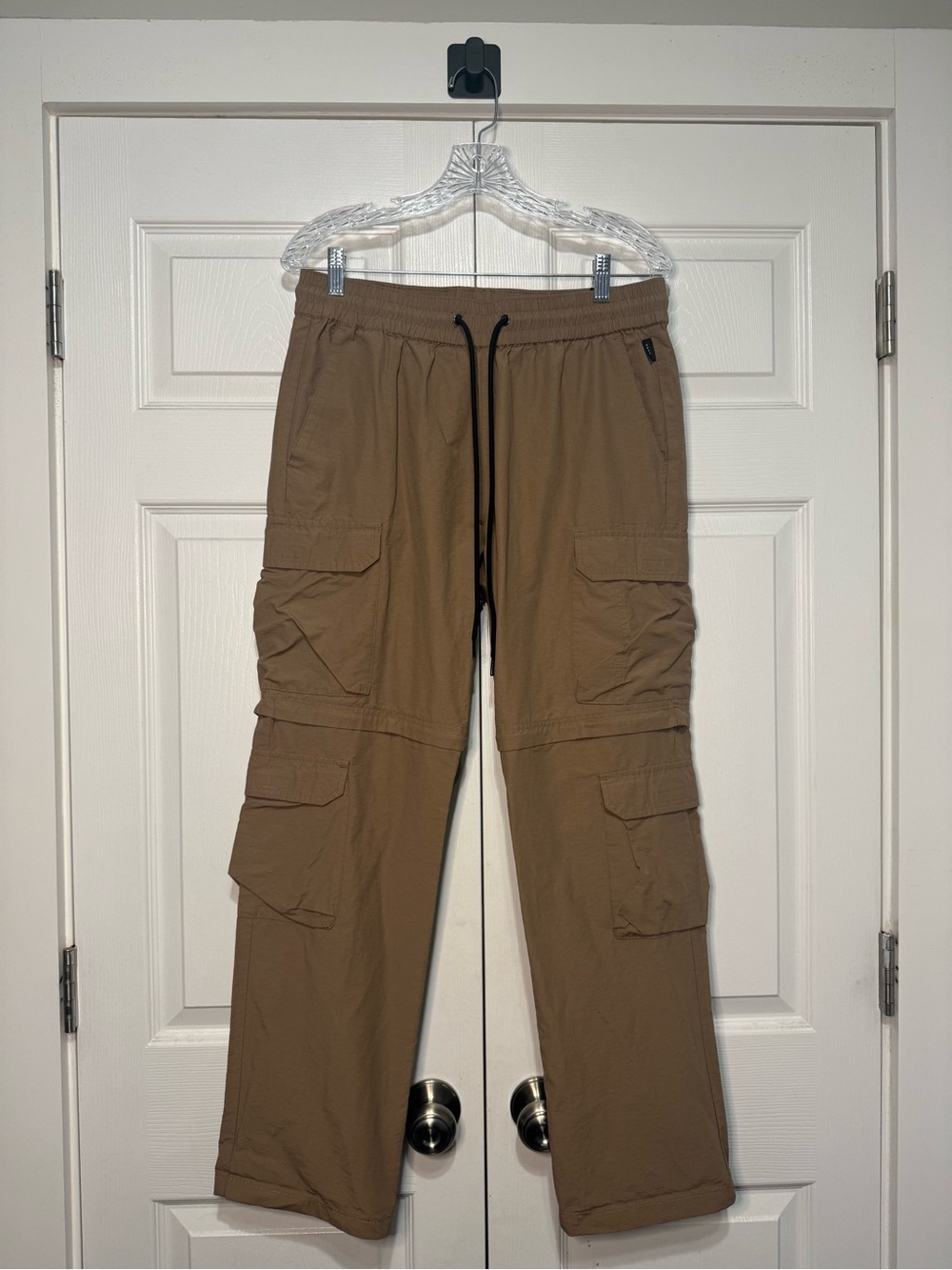 PacSun Men's Brown Cargo Drawstring Pants